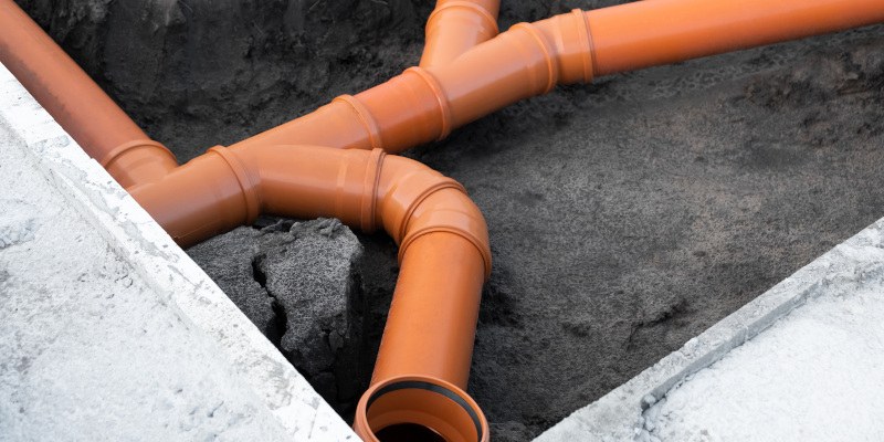 Sewer Pipe Installation in League City, Texas
