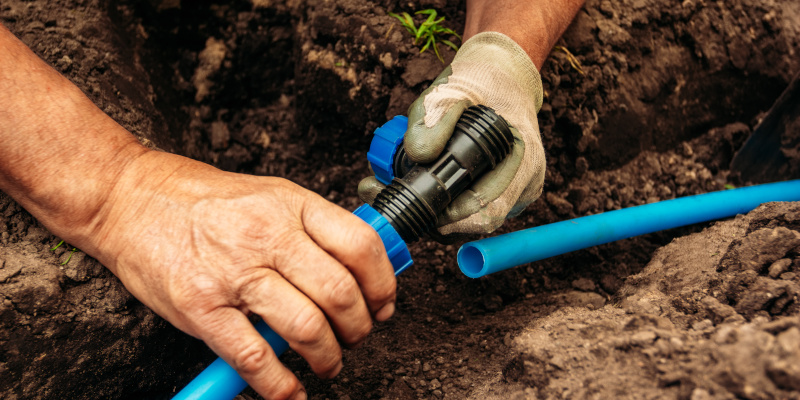 Water Line Installation in League City, Texas